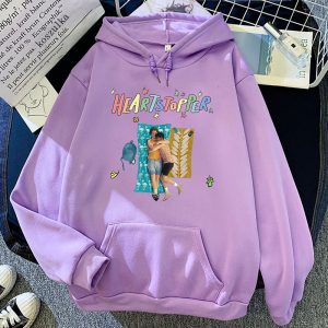 heartstopper hoodie menwomen harajuku kawaii charlie and nick hoodies unisex anime manga graphic aesthetic pullover sweatshirt 5792