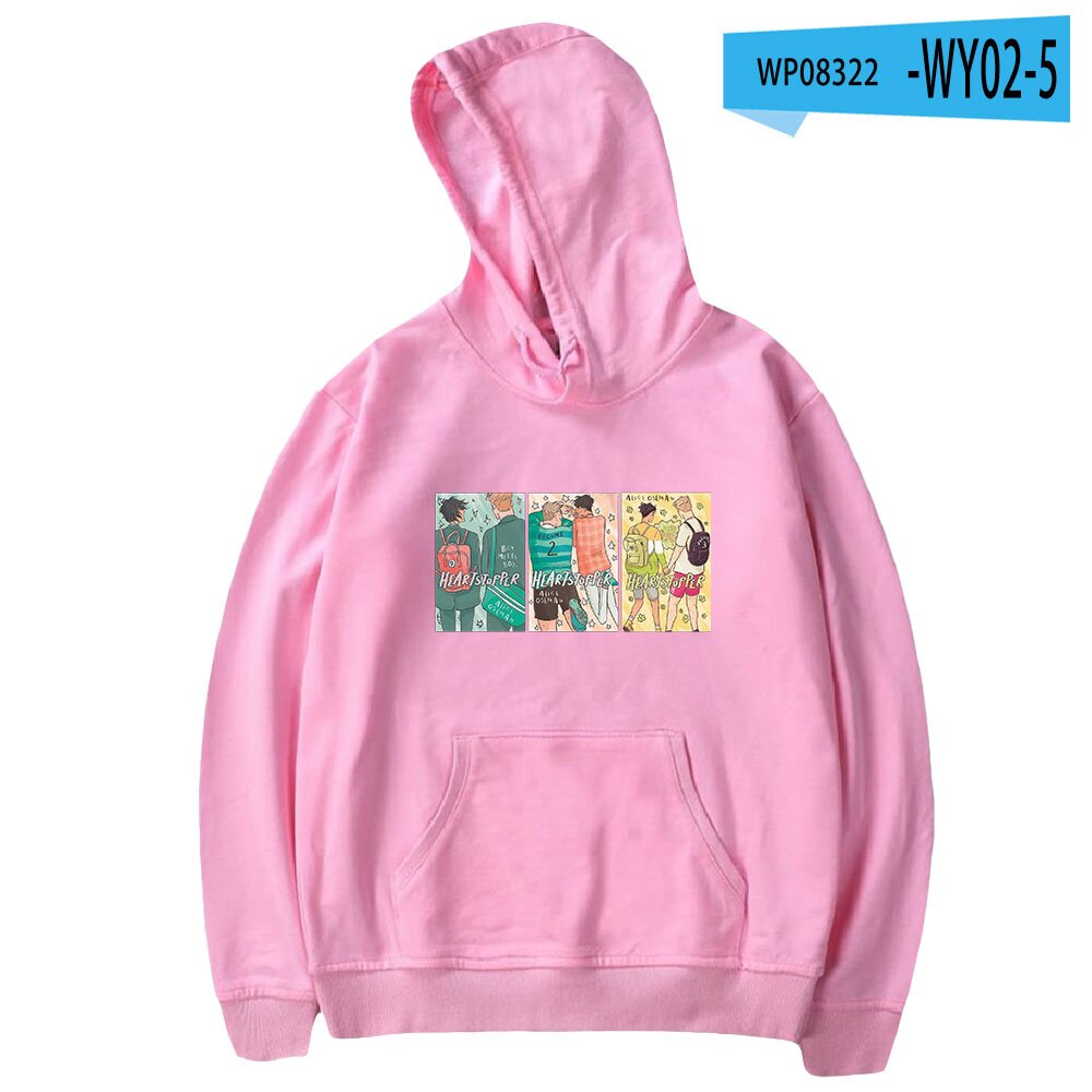 heartstopper hoodie unisex long sleeve men women sweatshirts 2022 japan manga casual style funny clothes 1949