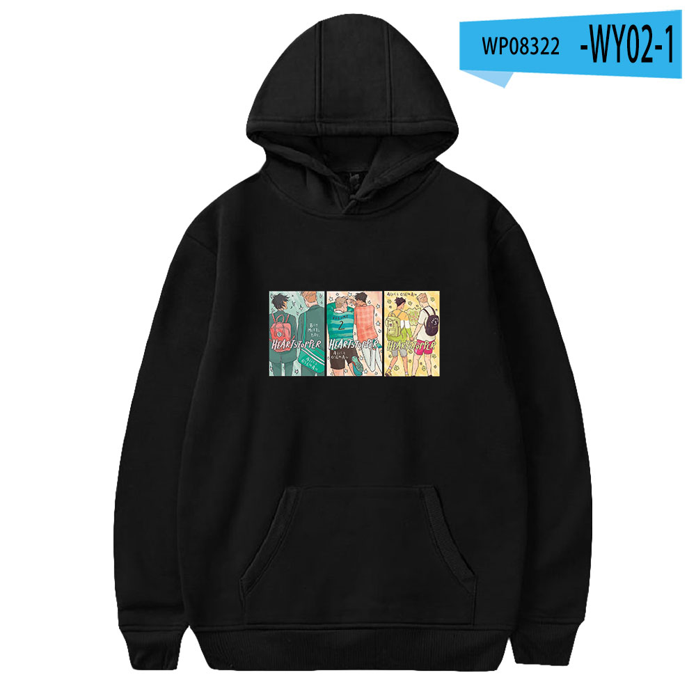 heartstopper hoodie unisex long sleeve men women sweatshirts 2022 japan manga casual style funny clothes 4758