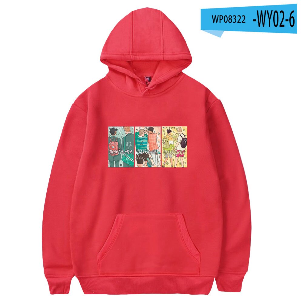 heartstopper hoodie unisex long sleeve men women sweatshirts 2022 japan manga casual style funny clothes 5018