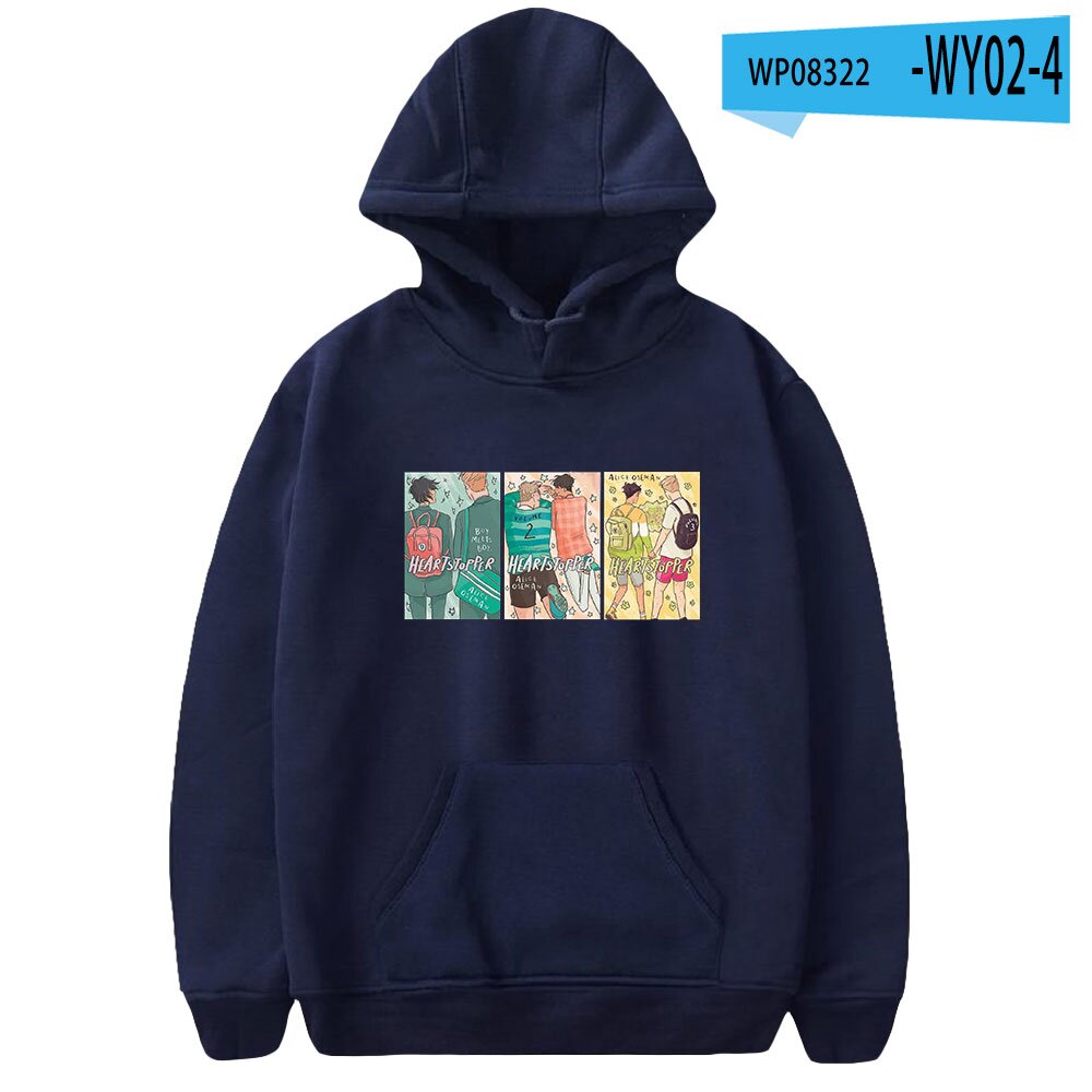 heartstopper hoodie unisex long sleeve men women sweatshirts 2022 japan manga casual style funny clothes 5335