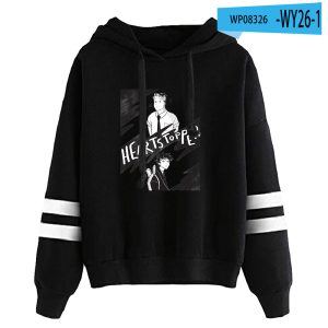 heartstopper hoodie unisex pocketless parallel bars sleeve woman man sweatshirts 2022 casual style funny clothes 1617