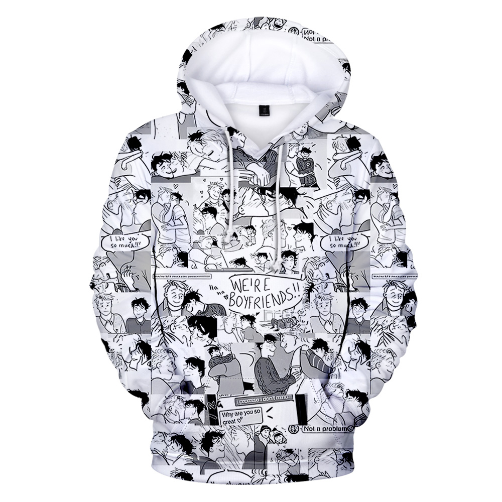 heartstopper hoodies 3d prints unisex fashion pullover sweatshirt casual streetwear tracksuit 1640