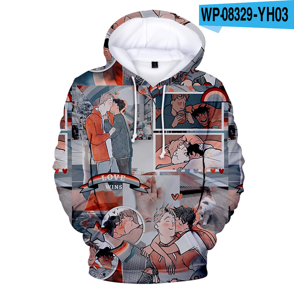 heartstopper hoodies 3d prints unisex fashion pullover sweatshirt casual streetwear tracksuit 7138