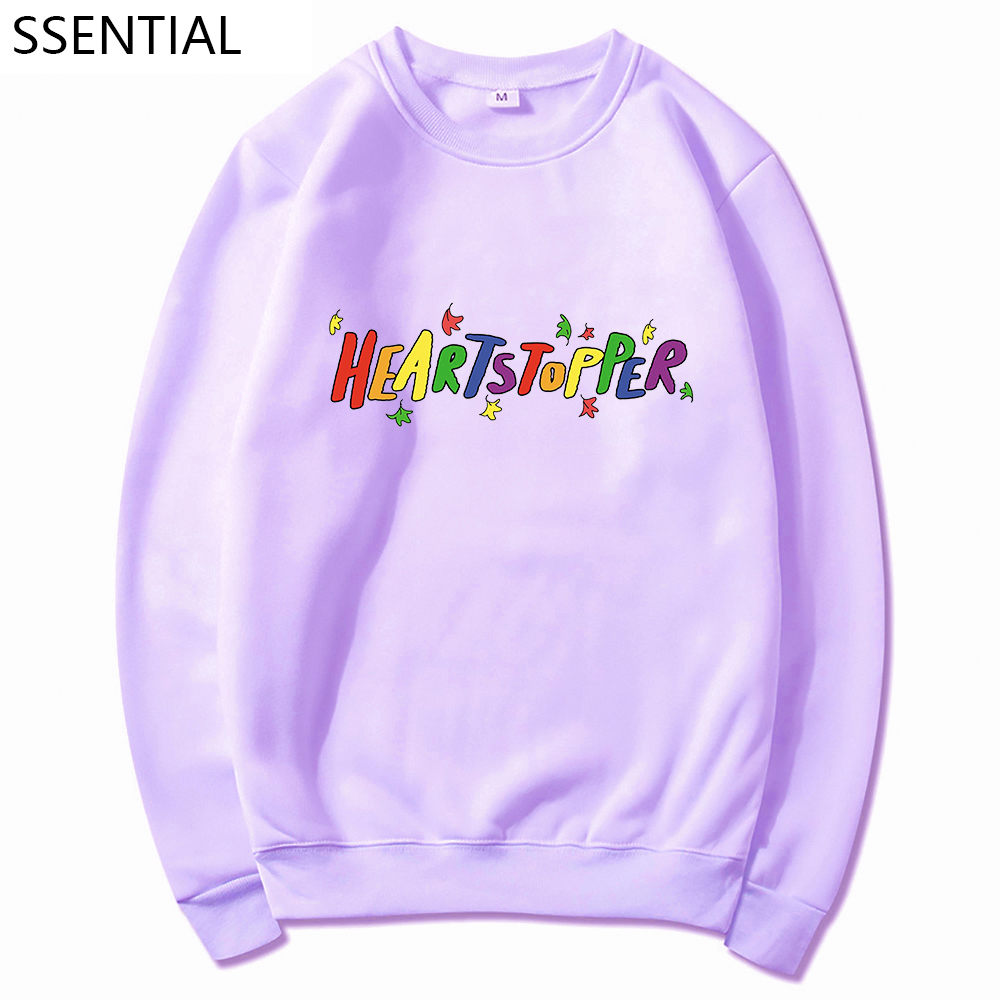 Heartstopper Hoodies Manga Hoodie Nick and Charlie Sweatshirt Spring/Autumn Hoody Women/men CrewNeck Pullover Aesthetic Clothes