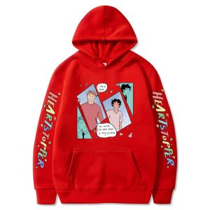 heartstopper hoodies romance tv series nick and charlie cartoon sweatshirt hip hop oversized men winter long sleeve streetwear 2936