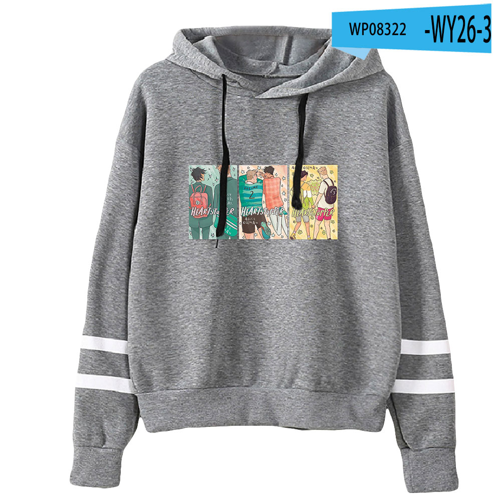heartstopper hoodies womenmen fashion printed hooded harajuku sweatshirts unisex casual streetwear clothes   hoodies & sweatshirts 8118
