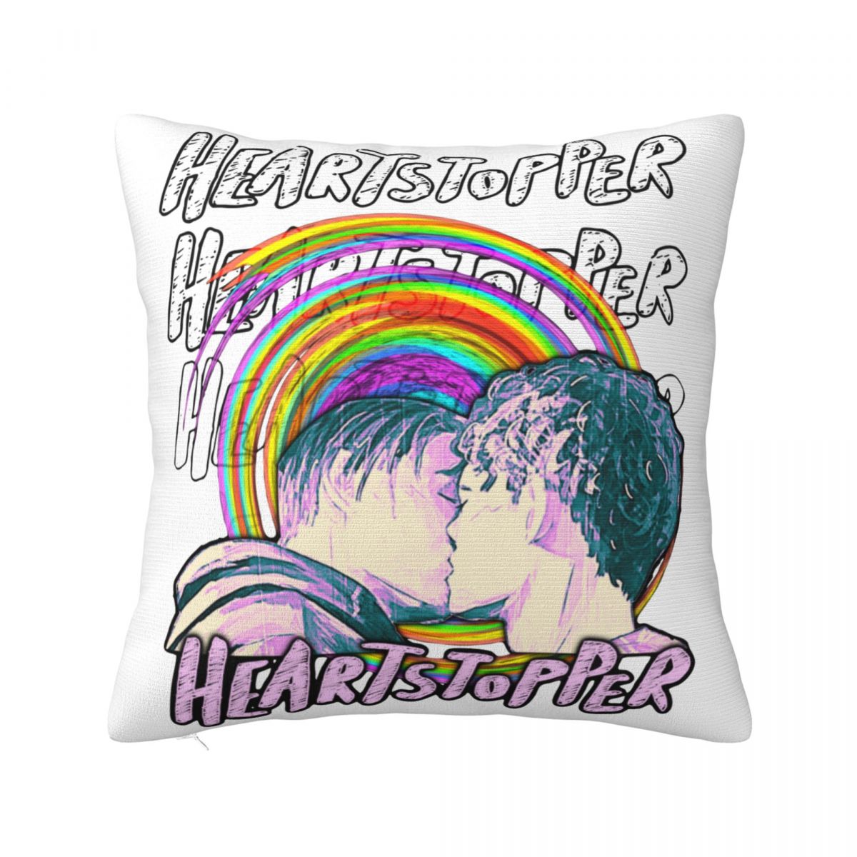 Heartstopper Kit Connor Pillowcases Polyester Home Oseman Charlie Nick Boys Love Cushion Cover Cute Decor Pillowcase