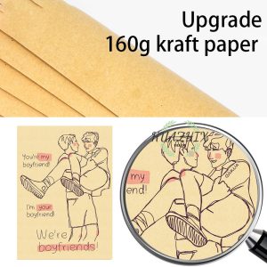 heartstopper kraft paper posters british popular tv series home bedroom decorative painting wall sticker decorative paintings 6827