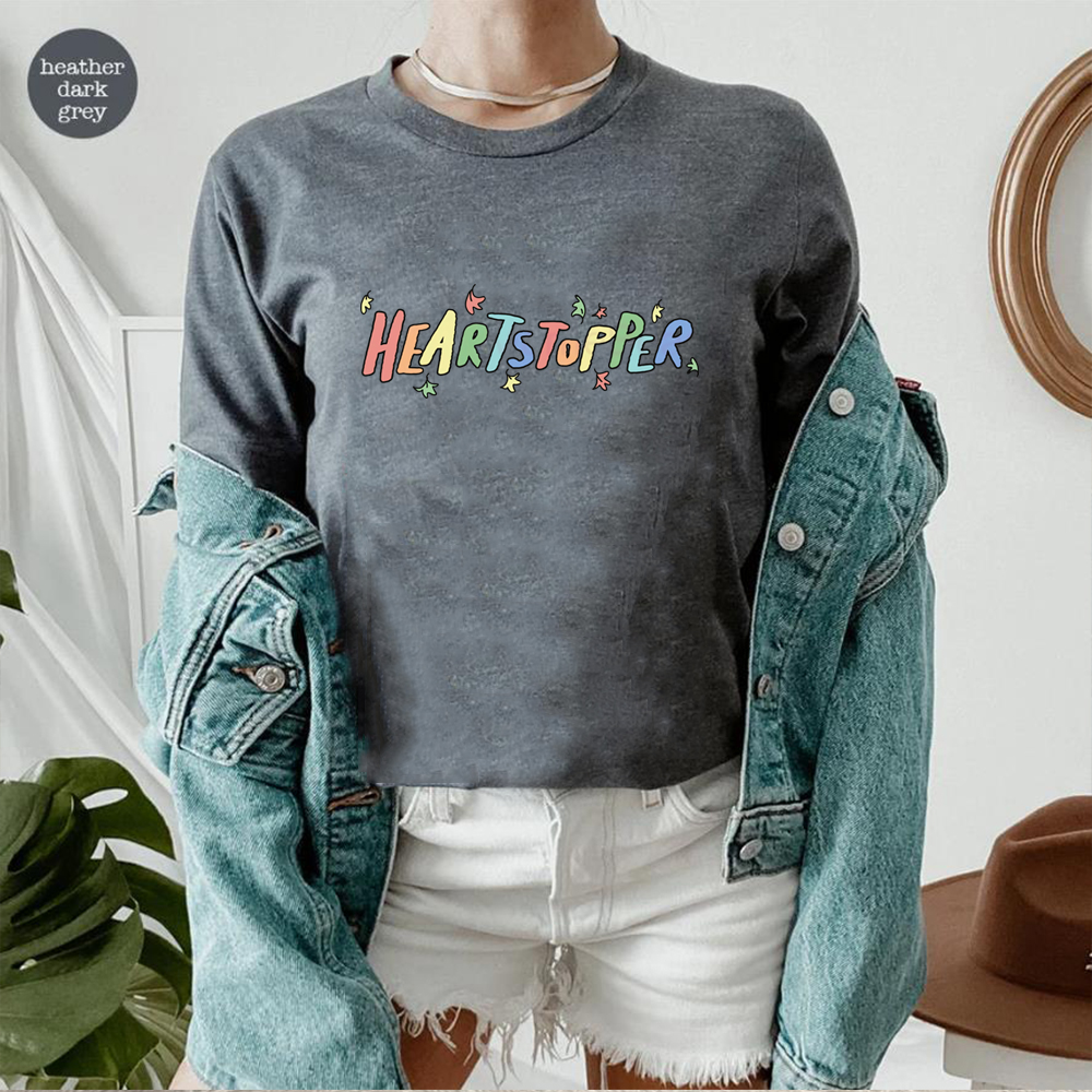 Heartstopper Leaves Shirt Heartstopper Alice Oseman T Shirt Leaves Graphic Tee Unisex Summer Fashion Casual Tops Fans Gift