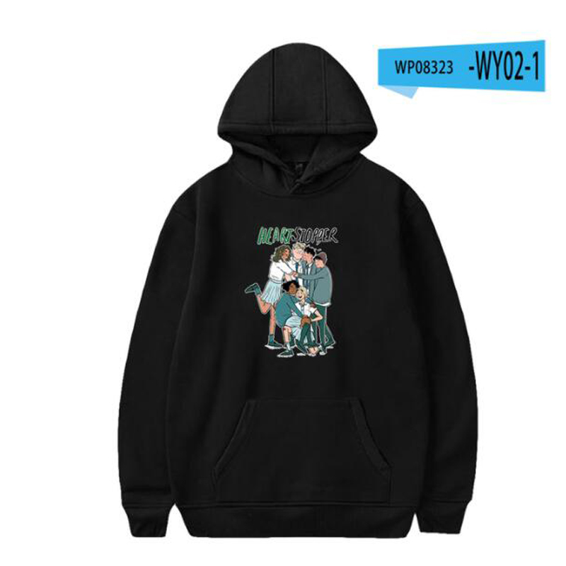 Heartstopper Merch Funny Hoodie Hip Hop Graphic Sweatshirts Poleron Hombre Unisex Streetwear Harajuku Tracksuit