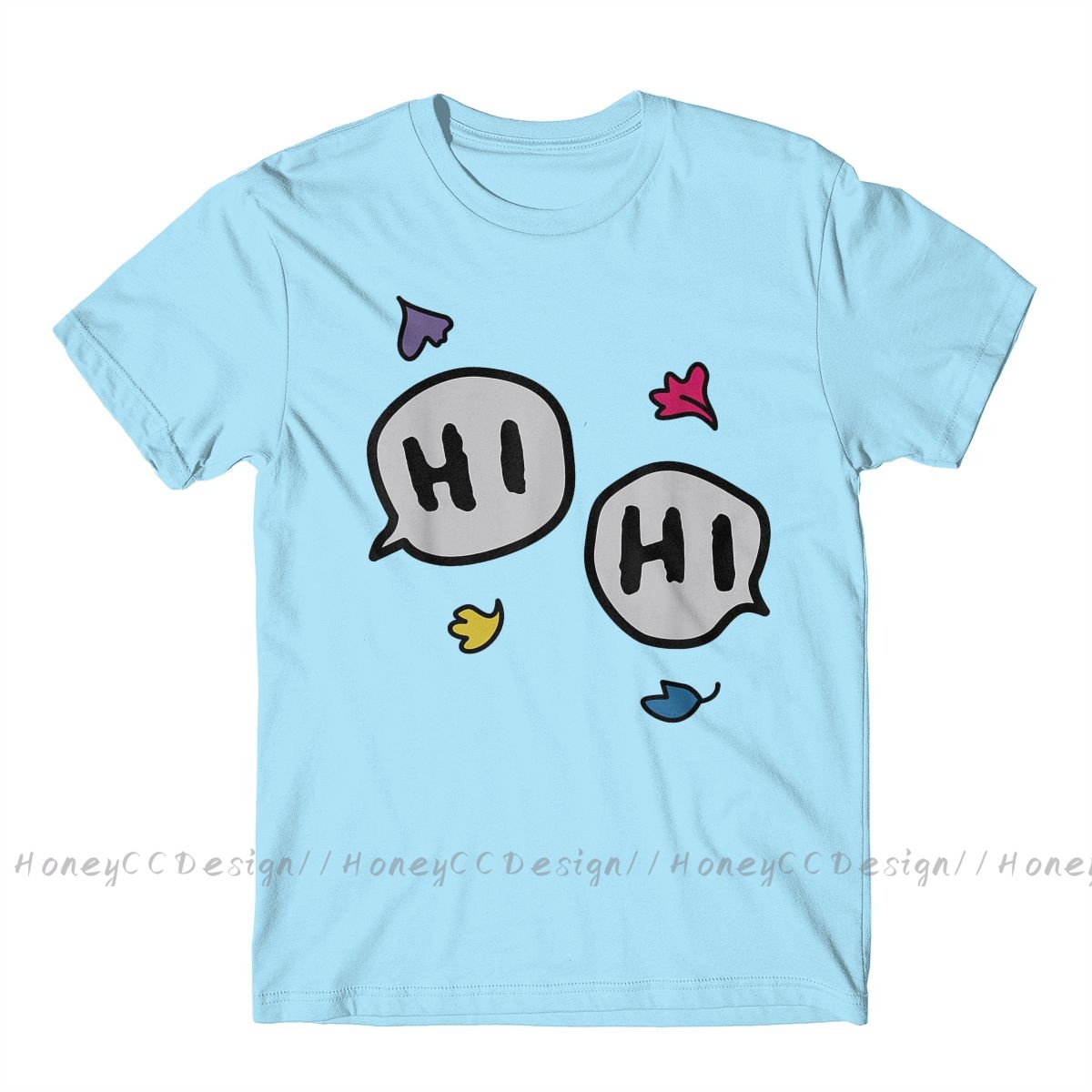 Heartstopper New Arrival T Shirt Hi Funny Lover LGBT Shirt Crewneck Cotton Men TShirt For Adults Plus Size