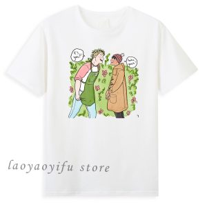 heartstopper nick and charlie anime shirt gay and lesbian fans graphic tshirt women men aesthetic ulzzang tee camisetas de mujer 6027