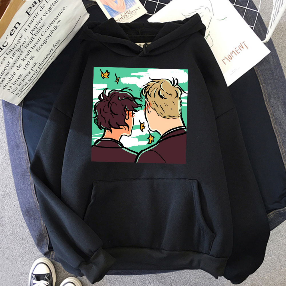 Heartstopper Nick And Charlie Hoodies Gay And Lesbian Fans Pullover Casual Cartoon Anime Clothes Romance Graphic Men Sweatshirt