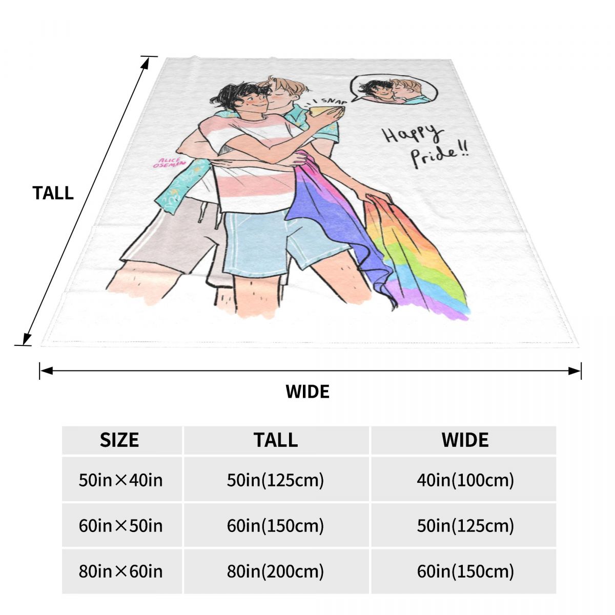 Heartstopper Nick Charlie Kiss Blanket Cover Anime Lgbt Yaoi Boy Love Throw Blankets Summer Air Conditioning Soft Warm Bedspread