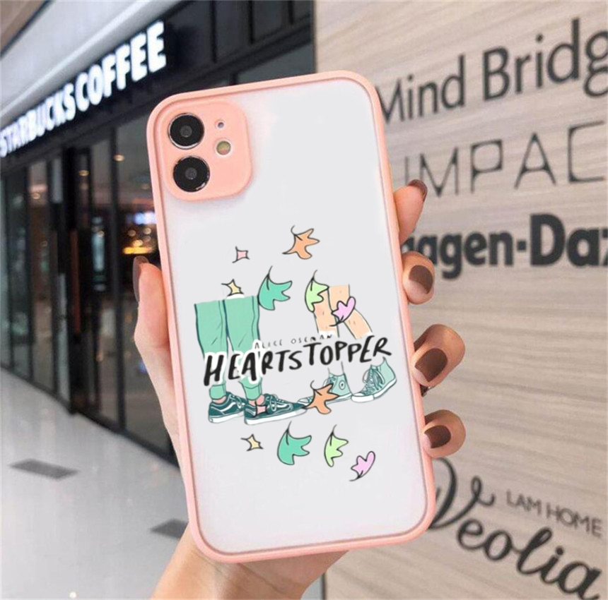 heartstopper phone case for iphone 11 12 13 pro xs max mini xr x 7 8 6plus se soft all inclusive fall proof hard shell 5423