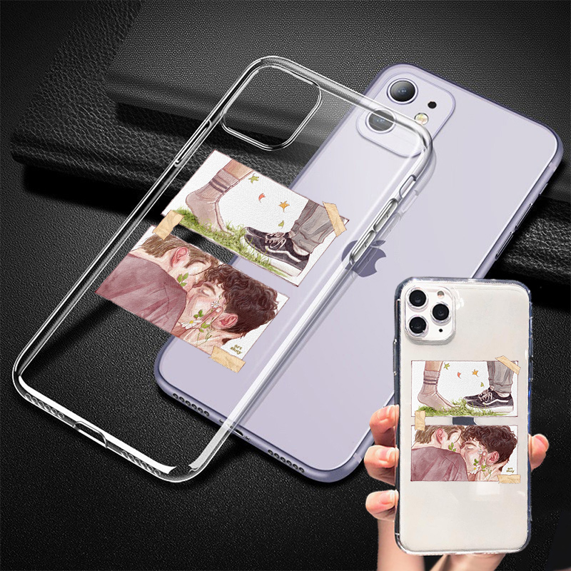 heartstopper phone case for iphone 11 12 13 x xr xs pro se2022 6 6s 7 8 plus charlie nick transparent silicone mobile cover 3704