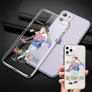 heartstopper phone case for iphone 11 12 13 x xr xs pro se2022 6 6s 7 8 plus charlie nick transparent silicone mobile cover 5948