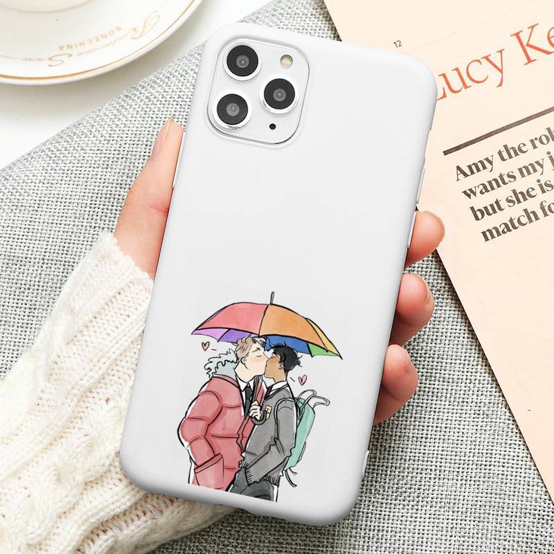 Heartstopper Phone Case For iphone 13 12 11 Pro Max Mini XS 8 7 6 6S Plus X SE 2022 XR Candy white Silicone cover
