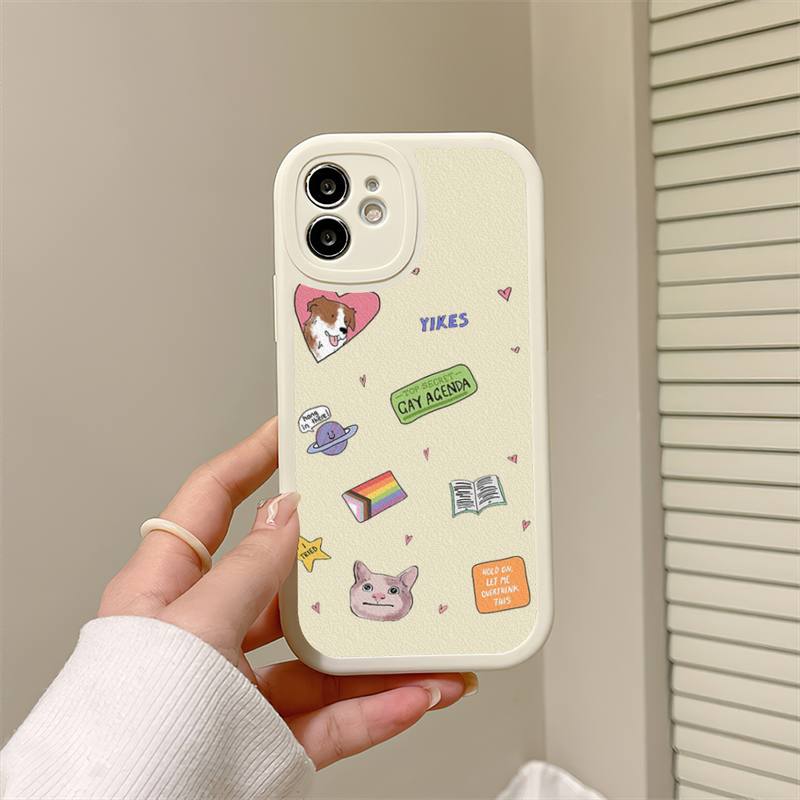 Heartstopper Phone Case For iPhone 13 12 11 Pro XR X XS MAX 7 8 Plus Lens Protective Leather Soft  Back Cover