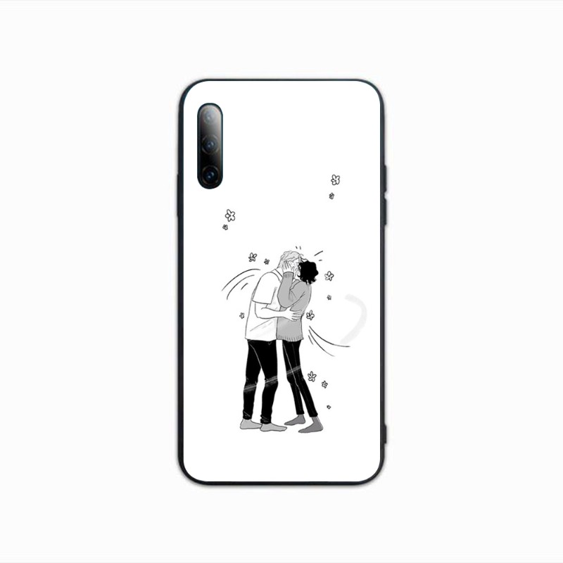Heartstopper Phone Case For Samsung A91 A81 A73 A72 A71 A30S A20 A12 A13 A52 A53 4G 5G Soft Black Phone Cover