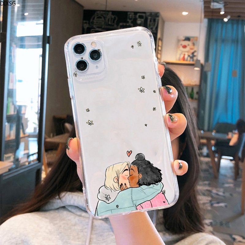 heartstopper phone case transparent  for iphone 11 12 13 pro xs max mini xr x 7 8 6plus se 2022 soft silicone mobile phone cover 1431