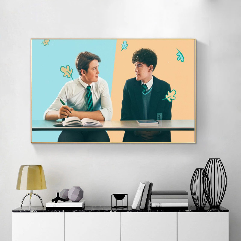 Heartstopper Poster British Movie Popular TV Series Canvas Print Bedroom Bar Decoration HD Pictures Wall Art Painting Home Decor