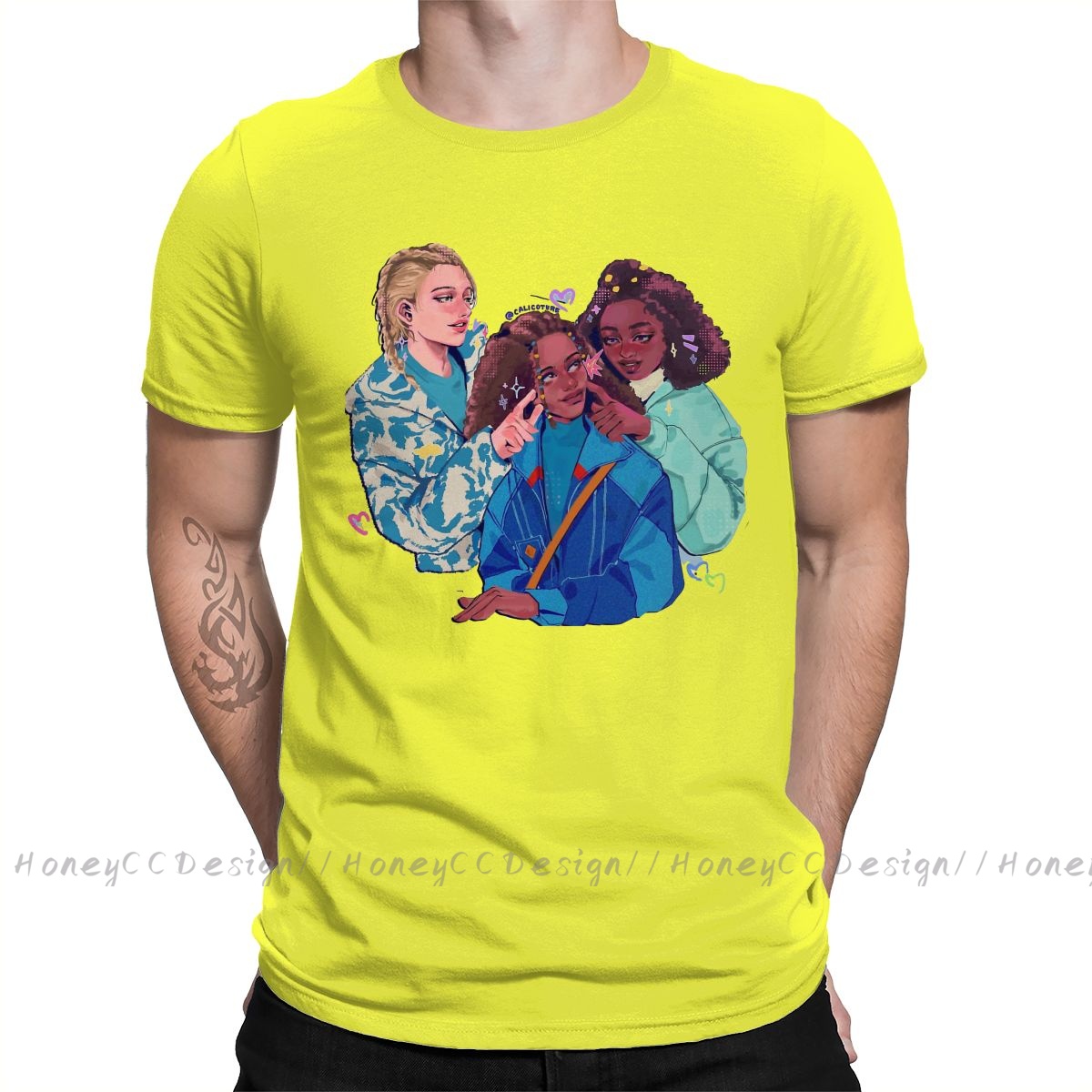 Heartstopper Print Cotton T Shirt Camiseta Hombre Cute For Men Fashion Streetwear Shirt Gift