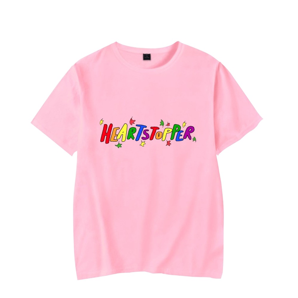 Heartstopper Rainbow Tshirt Crewneck Short Sleeve Women Men T shirt 2022 Casual Style Summer T shirt Unisex Couple Clothes