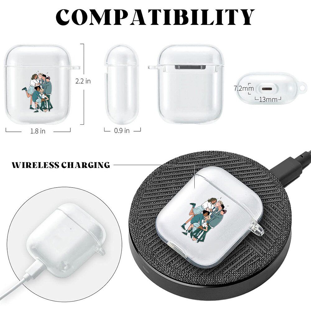 heartstopper soft transparent tpu case for apple airpods pro 3 2 1 cover charlie nick wireless bluetooth earphone airpod cases 3347