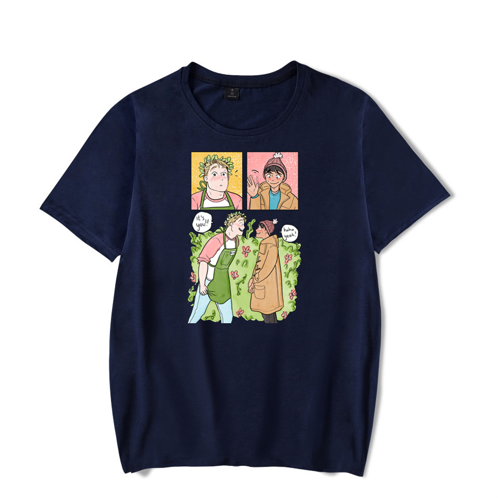 Heartstopper T shirt 100% Cotton Logo Printed O neck Women Men anime cute Short Sleeve Casual Tee