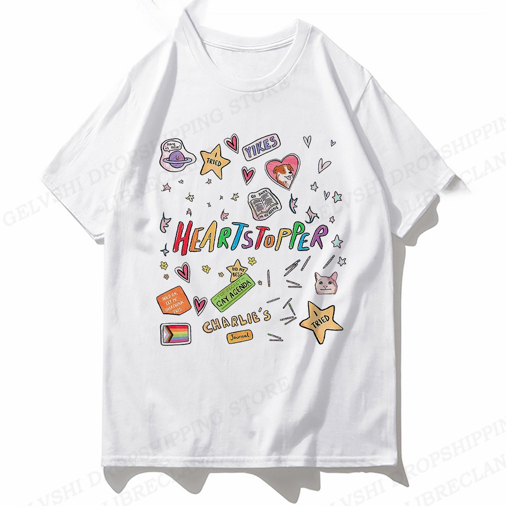 heartstopper t shirt anime 3d print t shirts men women fashion t shirt kids hip hop tops tees boys tee shirt kawaii camisetas 8125
