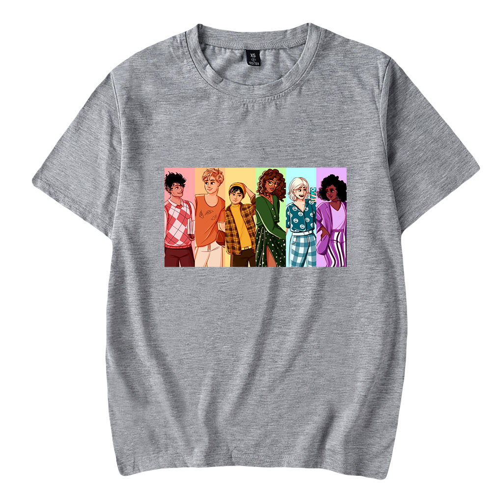 Heartstopper T Shirts Oversized T shirt Anime Printed Men Tshirt Summer Casual Top Short Sleeve T shirts Harajuku Men's Clothing
