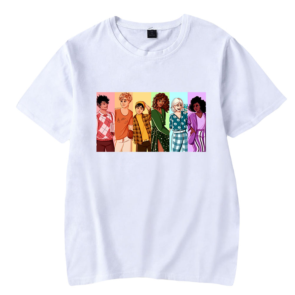 Heartstopper T Shirts Oversized T shirt Anime Printed Men Tshirt Summer Casual Top Short Sleeve T shirts Harajuku Men's Clothing