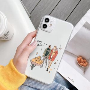 heartstopper transparent phone case for iphone 11 12 13 pro xs max mini xr x 7 8 6plus se soft silicone mobile  cover 1241