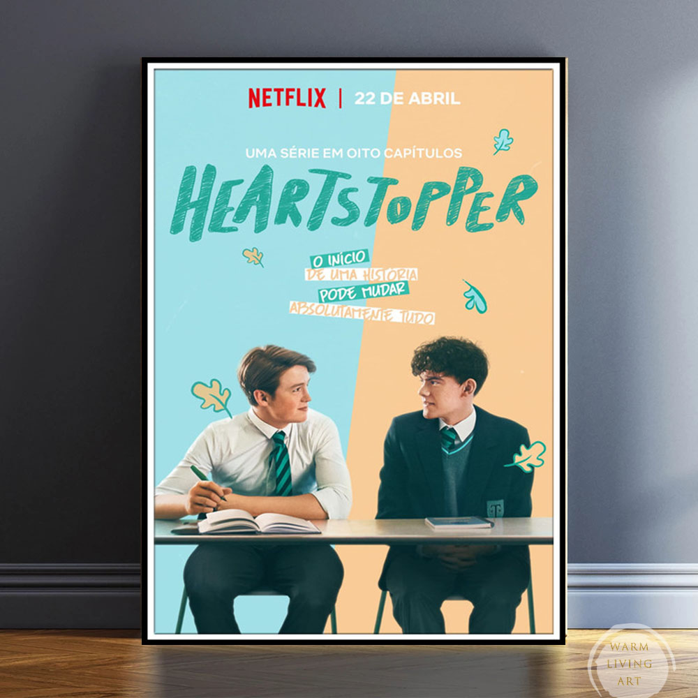 heartstopper tv show posters prints canvas painting 2022 new tv series wall art picture for living room home decoration cuadros 2887