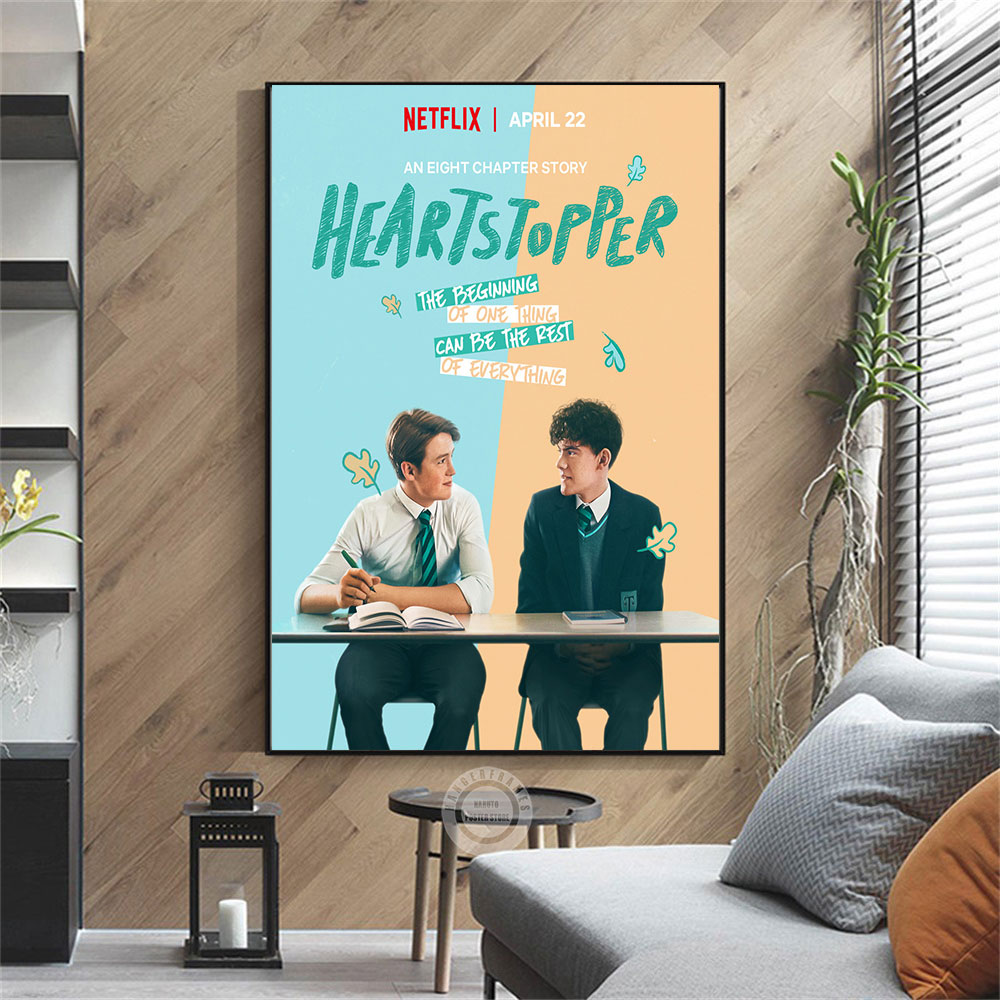 heartstopper tv show posters prints canvas painting 2022 new tv series wall art pictures canvas for living room home decoration 3885