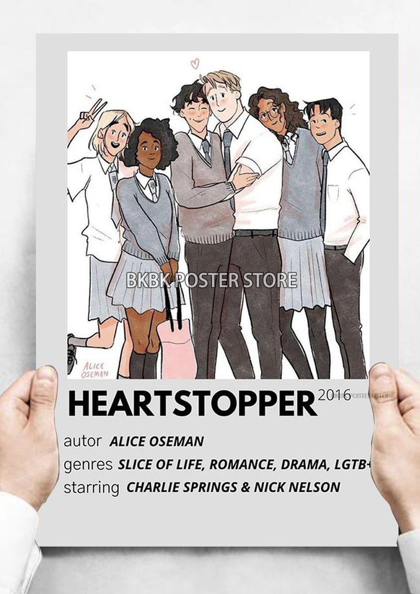 heartstopper tv show posters prints canvas painting 2022 new tv series wall art pictures canvas for living room home decoration 7876