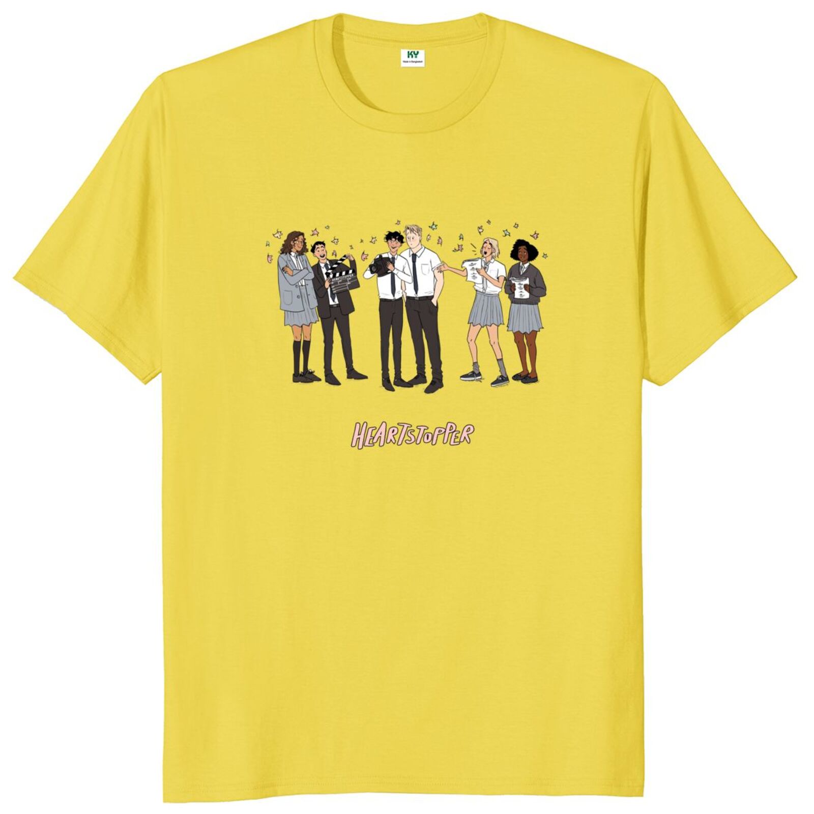 heartstoppers anime aesthetic t shirt lgbt pride 2022 lgbtq+ drama tv series classic tshirts gift for manga comic fans 6895