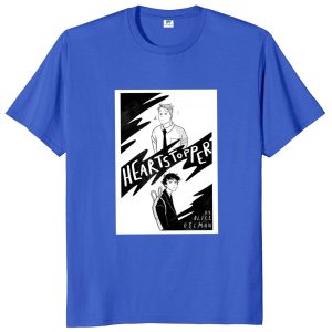 heartstoppers t shirt 2022 lgbtq+ drama tv series tee shirts gay and lesbian awareness novelty gift tshirt 100 cotton 1214