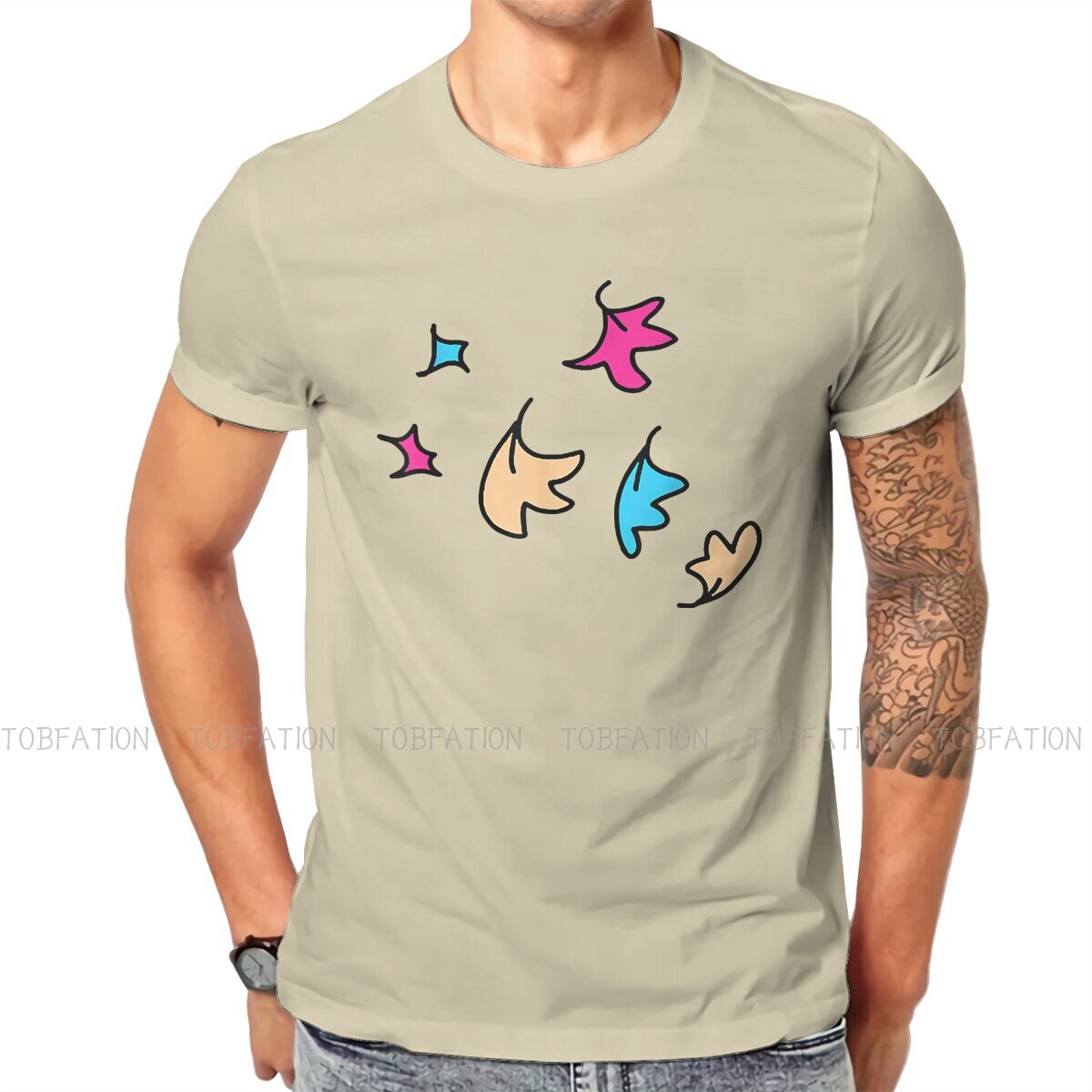 leaves symbol lover hip hop tshirt alice oseman heartstopper comic creative tops leisure t shirt male tee unique gift clothes 7981