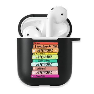 lgbt heartstopper leaves soft black silicone case for apple airpods pro 3 2 1 bluetooth wireless earphone cover airpod cases 2814