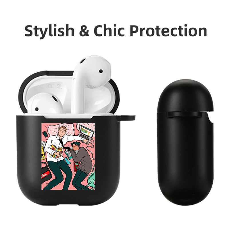 lgbt heartstopper leaves soft black silicone case for apple airpods pro 3 2 1 bluetooth wireless earphone cover airpod cases 5960