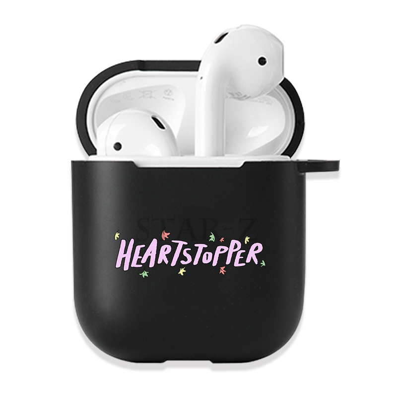 lgbt heartstopper leaves soft black silicone case for apple airpods pro 3 2 1 bluetooth wireless earphone cover airpod cases 8024