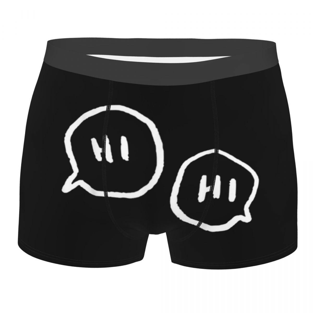 LGBT Heartstoppers Hi Funny Lover Men's Underwear Boxer Briefs Shorts Panties Funny Polyester Underpants for Homme Plus Size