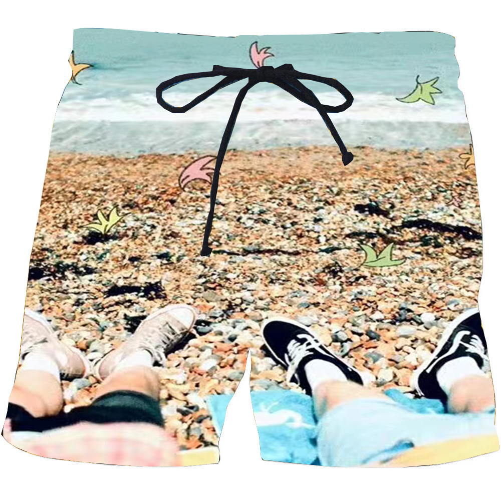Man's Beach Shorts Anime Heartstopper 3d Printed Pants High Quality Swim Shorts Harajuku Shorts Men Starry Sky Gym Surf Board