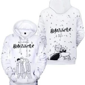 Manga Heartstopper Hoodie Sweatshirt Harajuku Streetwear 3D Funny Pullover Women Men Clothes Casual Fashion Hoodies New