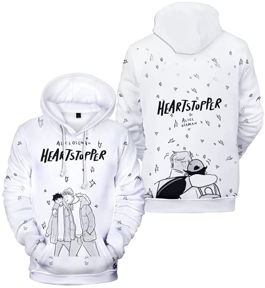 Manga Heartstopper Hoodie Sweatshirt Harajuku Streetwear 3D Funny Pullover Women Men Clothes Casual Fashion Hoodies New