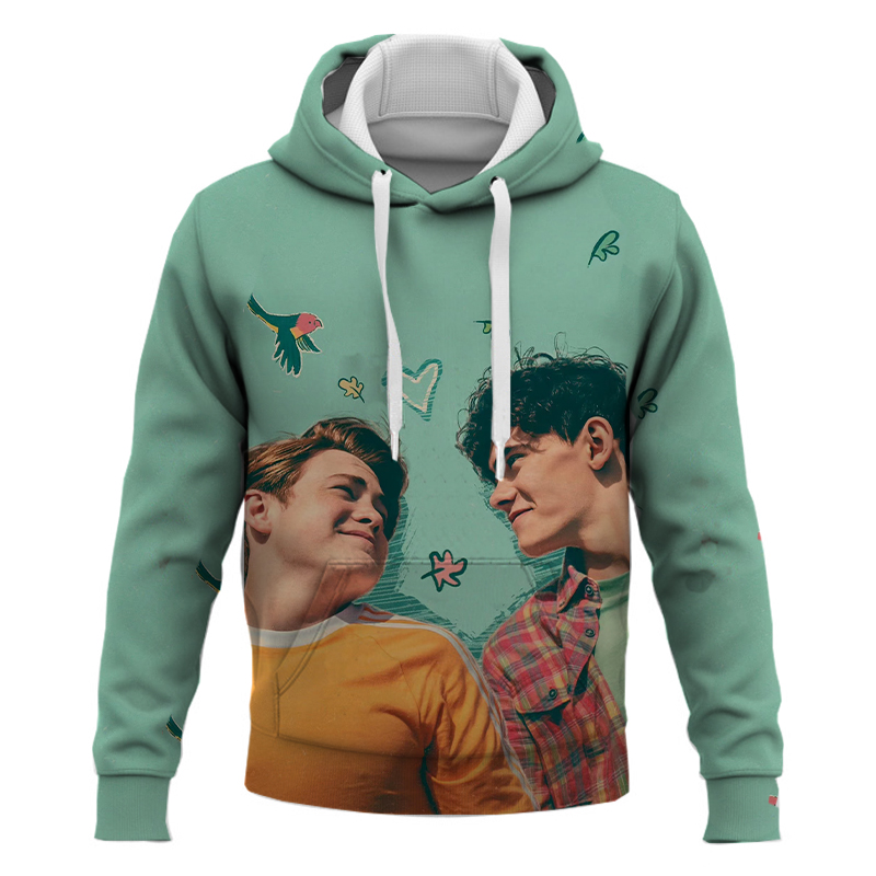 New Anime Heartstopper Rainbow Hoodie LGBT Sweatshirt Cool Fashion Long Sleeve Pullover Tracksuit for Men and Women