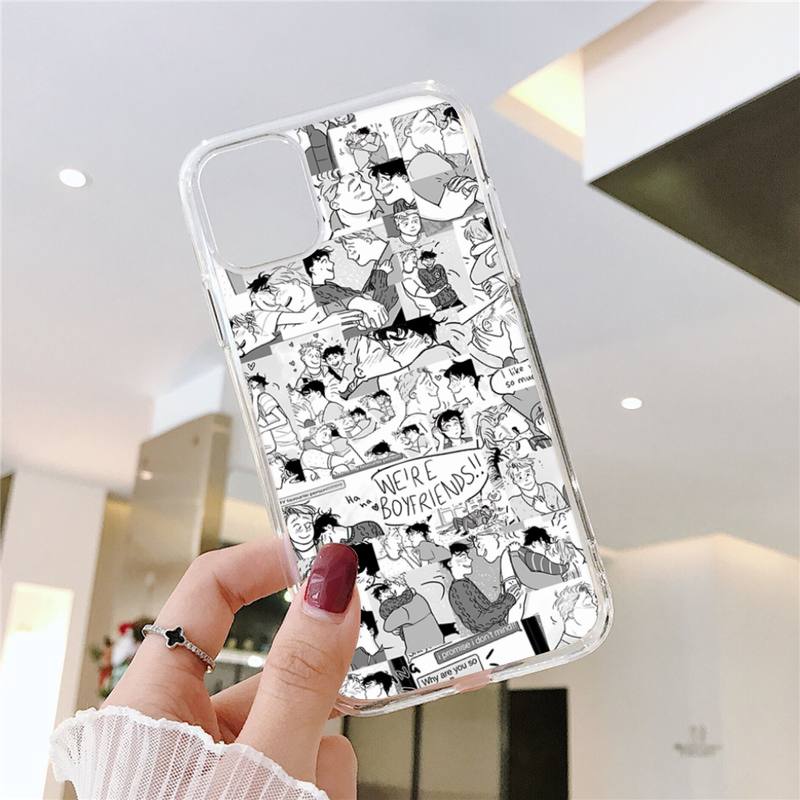 new movie heartstopper phone case for iphone 11 12 mini 13 pro xs max x 8 7 6s plus 5 se xr transparent shell 7683